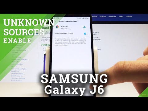 How to Unknown Sources in SAMSUNG Galaxy J6 - Allow App Installation