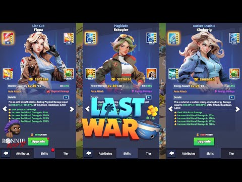 MEGA Squad Breakdown (AIR, MISSILE, TANK) | Last War