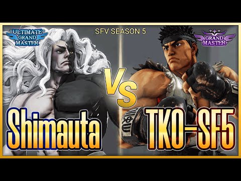 [SFV] Shimauta Gill vs TKO-SF5 Ryu
