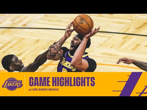 HIGHLIGHTS | Anthony Davis (18 pts, 8 rebs) at Orlando Magic