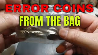 5 Cent Error Coins Directly from the Bag