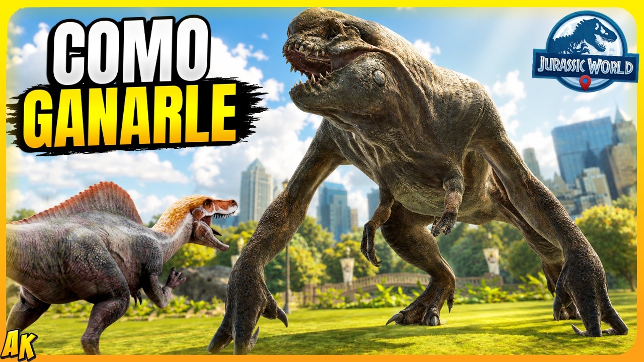 QUE DINOSAURIOS PUEDEN DERROTAR al DISTORTUS REX en Jurassic World Alive