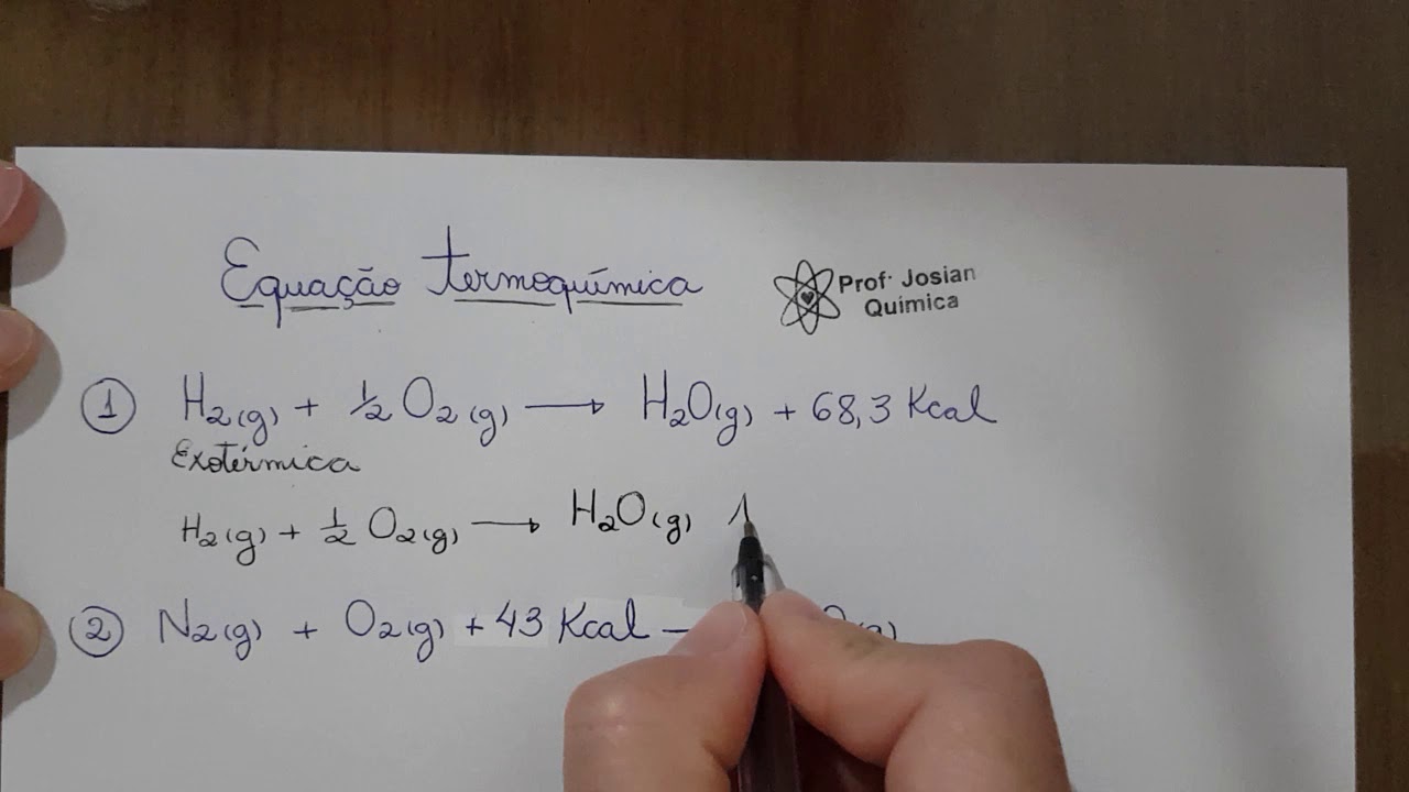Equação termoquímica: exemplos