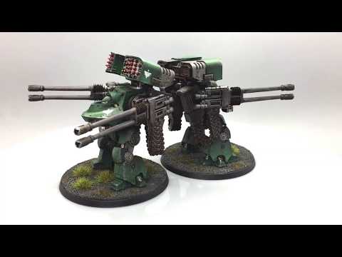 Forge World Warhammer 40,000 40K Space Marines Dark Angels Deredeo Pattern Dreadnought Painted