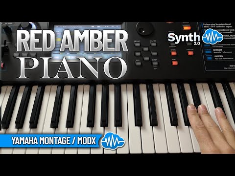 ITB002 - Red Amber Piano - Yamaha MONTAGE / M - Video Preview 1
