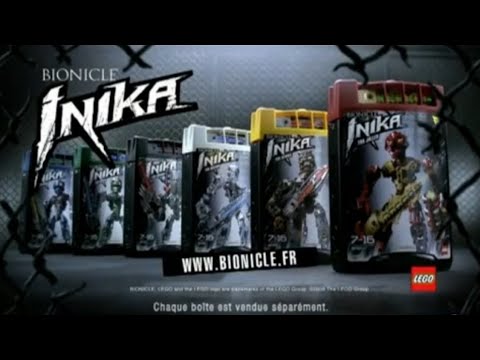 Rare Pub TV FR Toa Inika (Longue. 20s) - 2006 LEGO Bionicle Spot, Publicité en Français, Française !