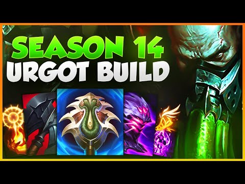 A great test of my NEW Season 14 Urgot build! (500+ CS, 20+ Kills)
