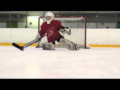 Salon Kiekkohait Aiden goalie practice 2016 04 06