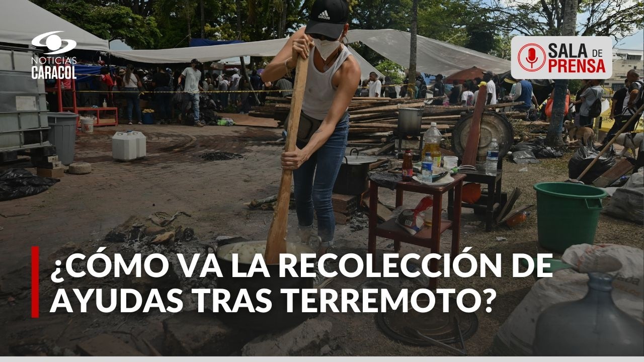 Así van las donaciones para los afectados por el terremoto en Colombia