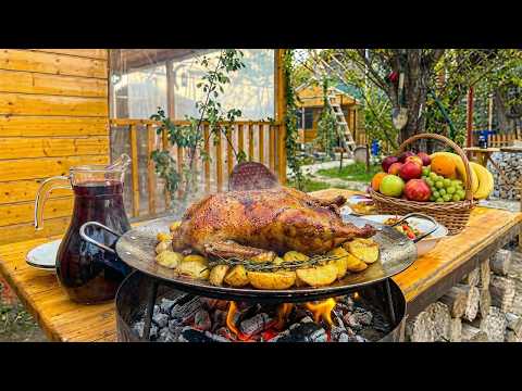 Жареная утка на сковороде с хрустящей корочкой | Простой рецепт сочной утки