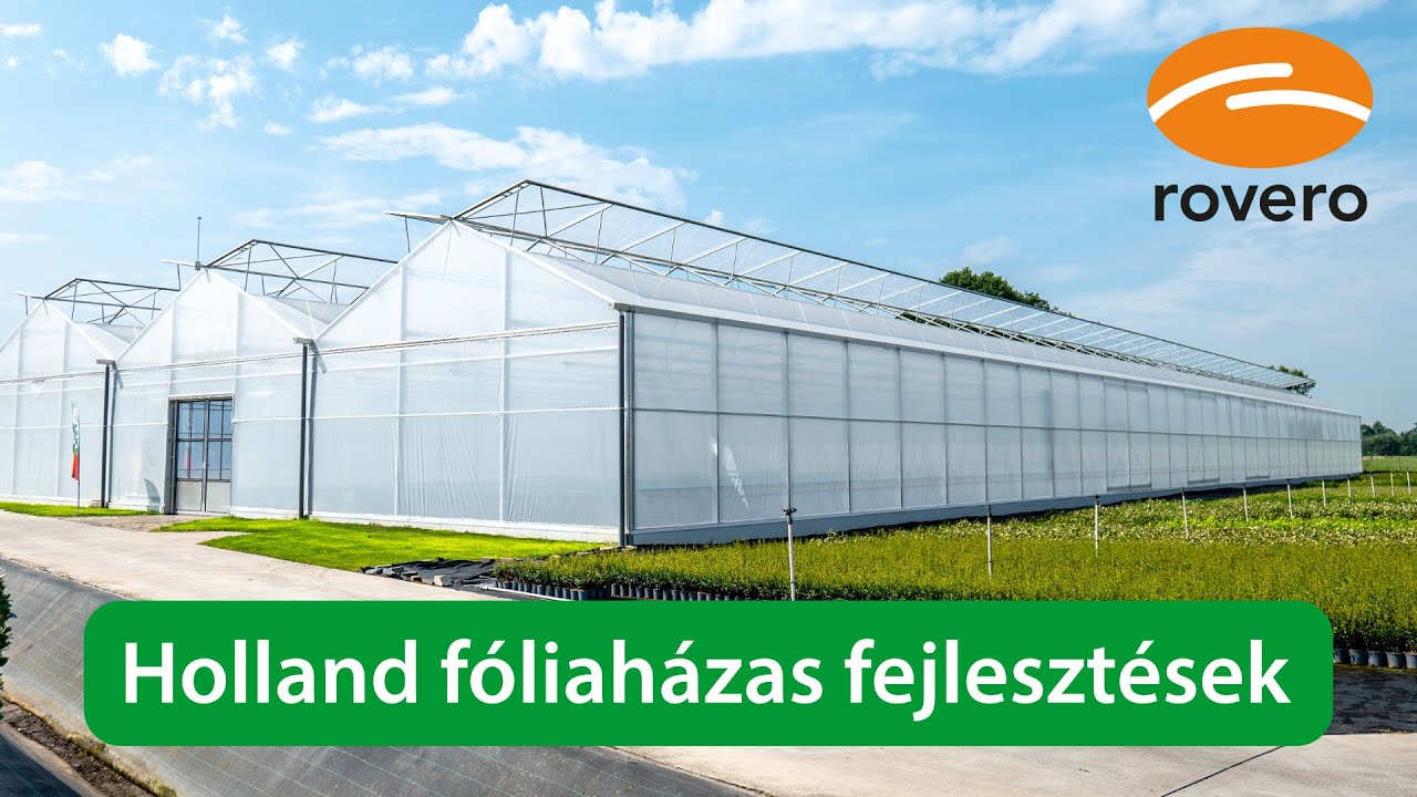 A ROVERO növényházas újdonságai 2025-re - GreenTech Amsterdam kiállítás