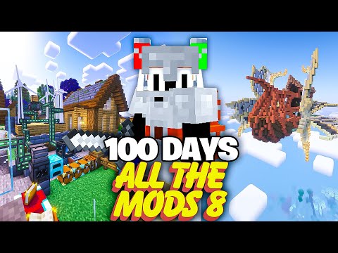 Lindough - I Survived 100 Days with ALL THE MODS In Minecraft... (#1)