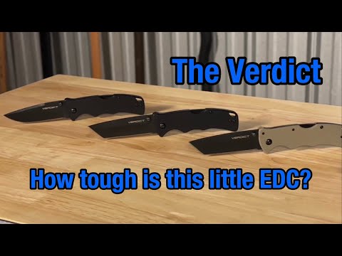 Your new EDC knife... The Verdict by Cold Steel!!