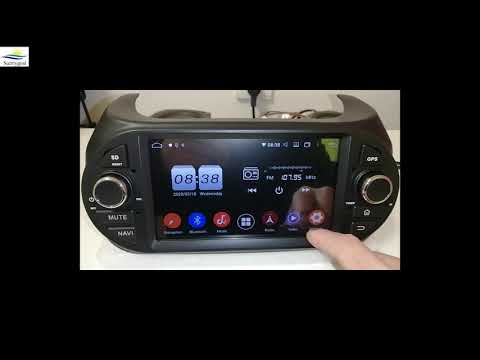 Test: Android 9.0 Aftermarket Car DVD GPS For Fiat Fiorino 2008 2009 2010 2011 2012 2013 2014 2015