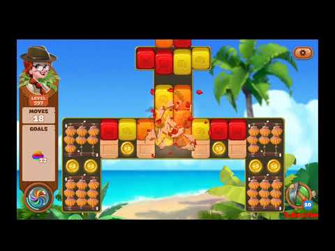 Lost Island Blast Adventure Level 597 NO BOOSTERS - A S GAMING