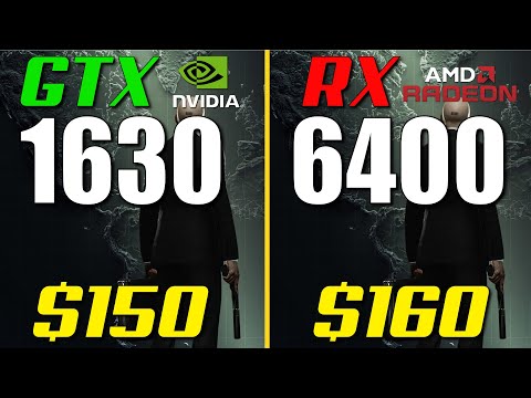 GTX 1630 vs RX 6400 - Test in 8 Games