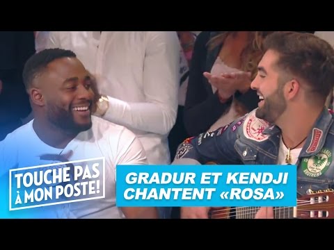 Kendji et Gradur chantent "Rosa" dans TPMP