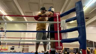 My first amateur boxing match