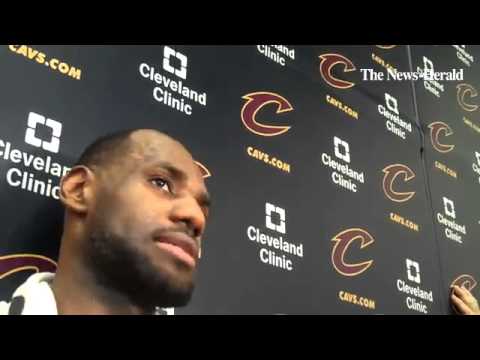 Cavs forward LeBron James wonders if he's being singled out after the NBA took away his triple-doubl
