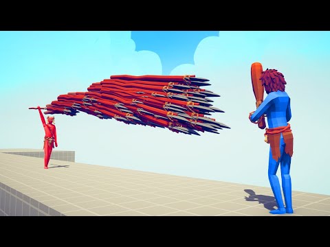 SUPER SPEED SPEARTHROWER vs UNITS | TABS - Totally Accurate Battle Simulator