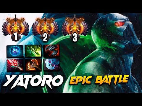 YATORO ANTI MAGE - EPIC BATTLE - Dota 2 Pro Gameplay [Watch & Learn]