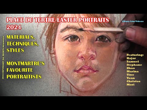 Place du Tertre Easter Portraits 2024