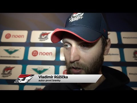 46. kolo TELH: Vladimír Růžička po vítězství nad Libercem