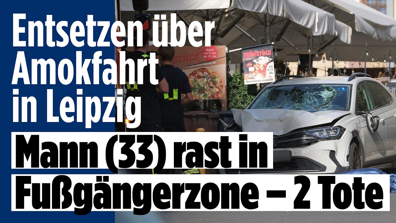 LEIPZIG: Auto fährt in Menschenmenge – OB spricht von „schrecklicher Betroffenheit“