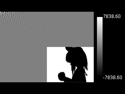 Bad Apple!! but it's 2D DCT (Discrete Cosine Transform)