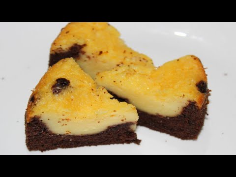 2 in 1 cake । Custard pudding & chocolate cake । Cake recipe ।