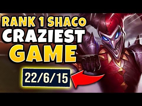 #1 SHACO WORLD LITERAL 2V5 IN CHALLENGER (FT. THREE TROLLS) - League of Legends