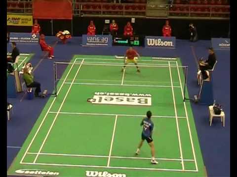 Swiss Open 2010 Men Singles Quarter Finals - Chen Jin VS Tien Minh Nguyen part 5