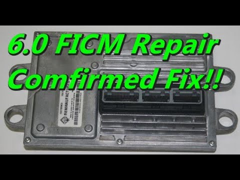 Ford 6.0 Diesels Hard starts No starts No power! Here's your fix  FICM Repair Done right!