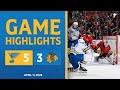 Game Highlights: Blues 5, Blackhawks 3