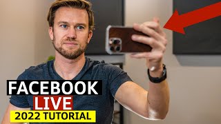 Facebook Live on your PHONE | 2022 Facebook Live mobile
