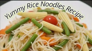 Singapore Rice  noodles ||Rice Noodles Vegetables Stir fry||Easy Rice Noodle Recipe