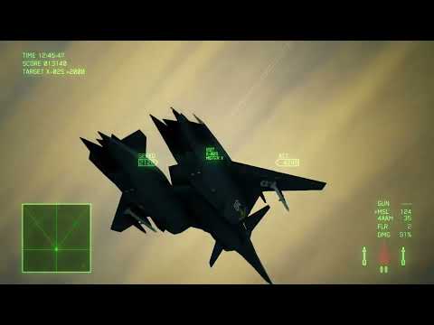Trigger going apesh*t on Mihaly (X-02S Strike Wyvern vs ADF-01 Falken)