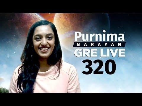 Purnima Narayan - GRE Test Exam score 320 - Live Jamboree classes student feedback