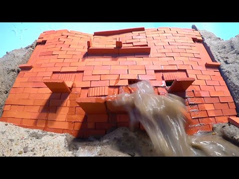 Top Mini Dam Failures After Emergency Water Discharges - Mini Brick Construction Disaster Experiment