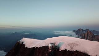 Ascension du Mt Blanc, vue du ciel.