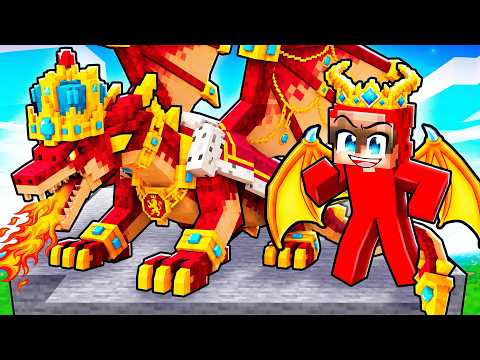 I Became The DRAGON KING in Minecraft..