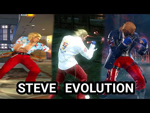 Steve Fox Evolution - Tekken 4 to 8 Gameplay