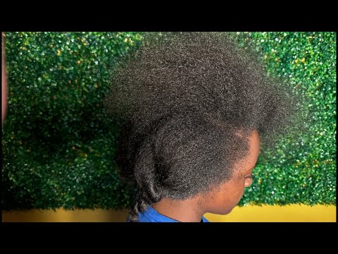 Doing my daughters hair for homecoming | Natural hair...