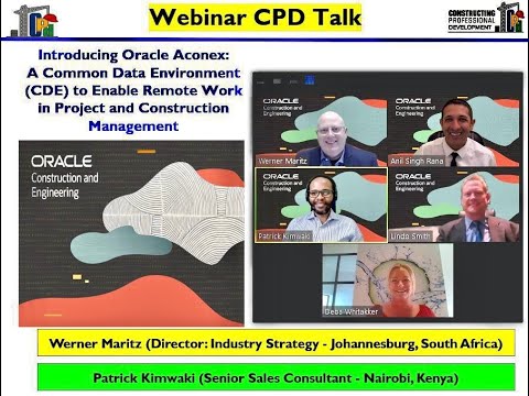Introducing Oracle Aconex : A Common Data Environment to Enable Remote Work in Projects & Management