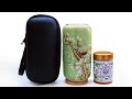 Nutzung Des Gong Fu Cha Tee Reise Sets