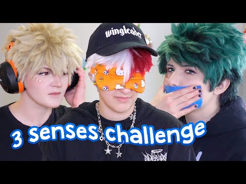 Can We Bake A Cake With Only 3 Senses? | My Hero Academia Cosplay