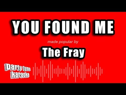 The Fray - You Found Me (Karaoke Version)
