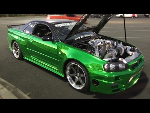 ERUBISU - R35 Powered R34 GT-R - SEQUENTIAL 6-Speed!