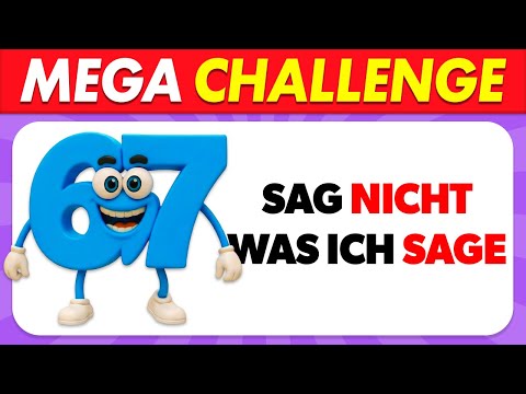 Sag nicht das Gleiche wie ich 🤷‍♂️❌ 67 Fragen 🔥 Nur 2% schaffen es bis zum Ende!
