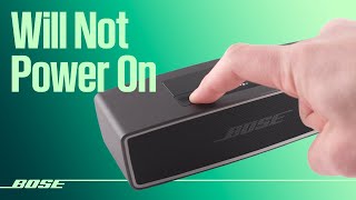 Video thumbnail for Bose SoundLink Mini II – Will Not Power On by Bose Product Support
